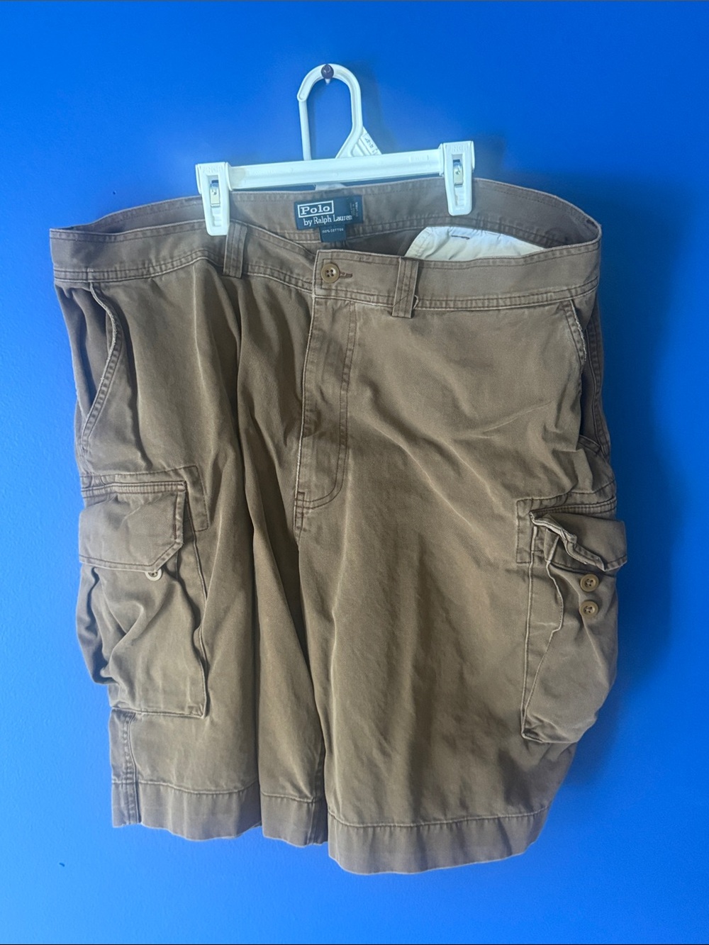 Ralph Lauren Khaki Brown Cargo Shorts